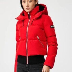 Mackage Red Bomber Jacket
